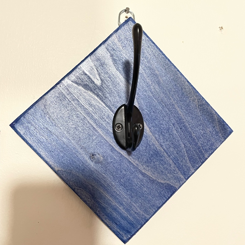 Stained Wood Robe Hook
